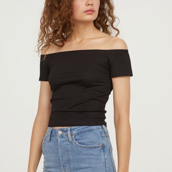 White House Black Market Off The Shoulder Tee - Picture 4 of 8